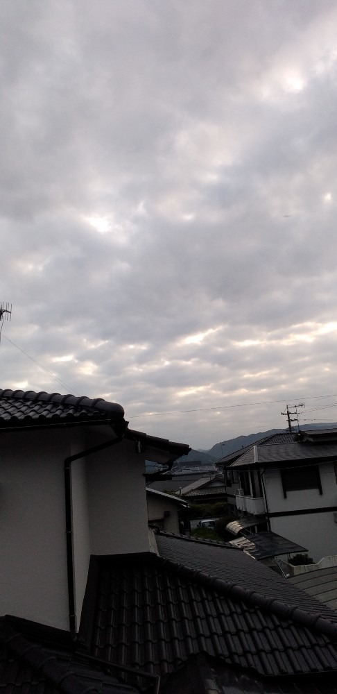 30日の夕空　🙇