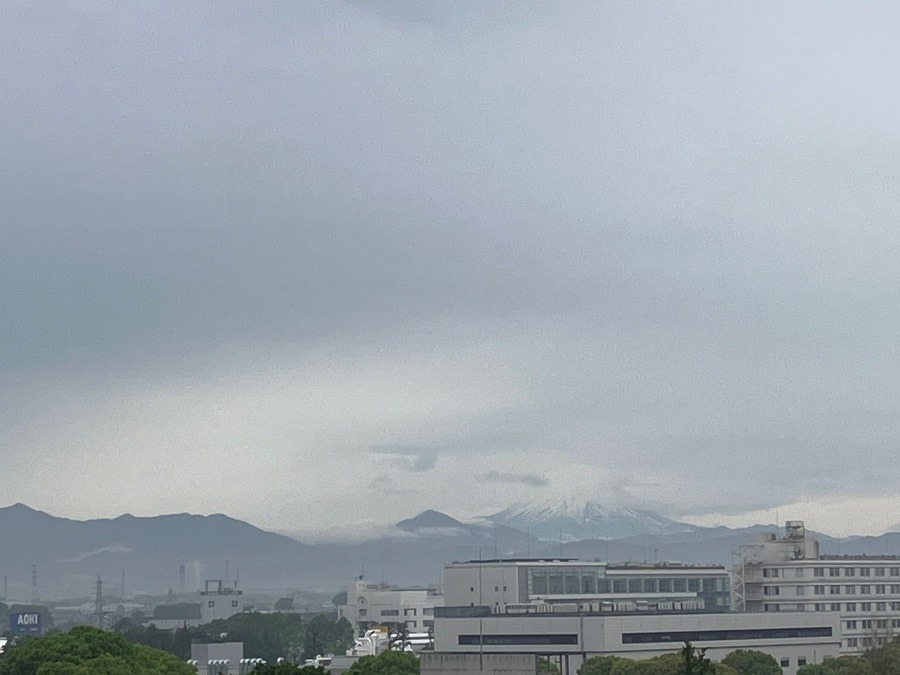 今朝の富士山