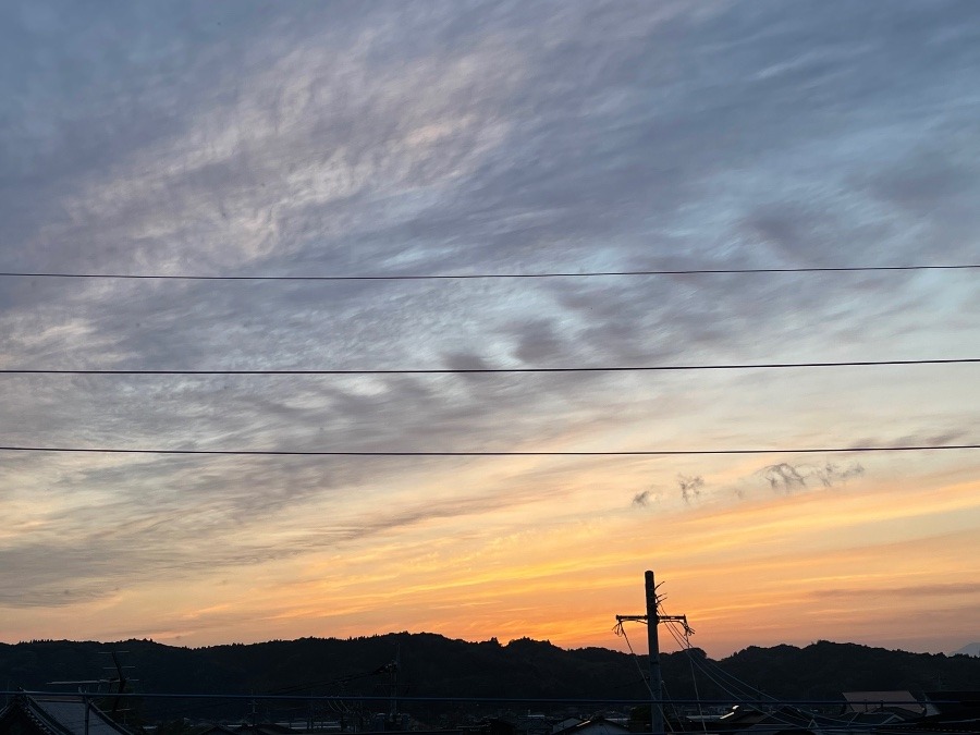 2022/4/6 夕方の空