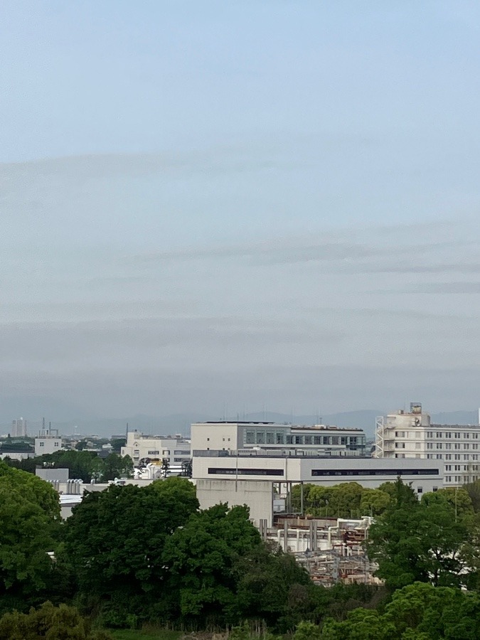 今朝の富士山