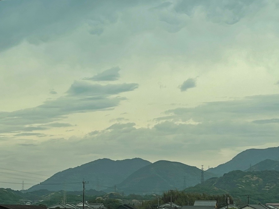 面白い雲だったので