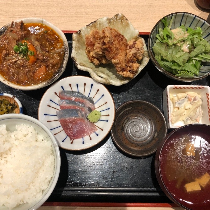 説明会前のランチ