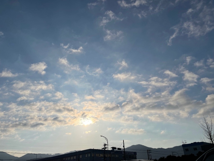 今日の広島の空😆