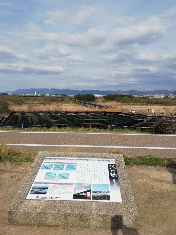 八幡の流れ橋