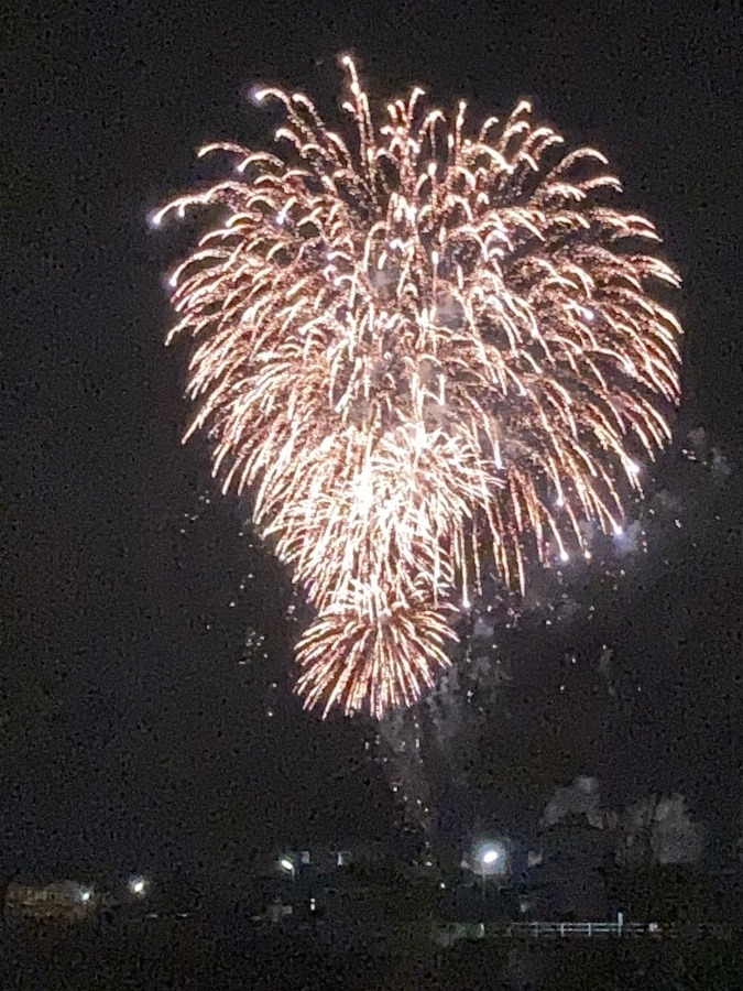 サプライズの花火🎆