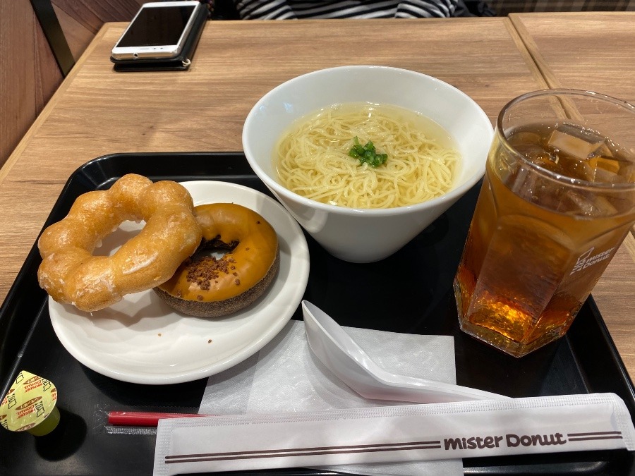 🍩🥛ミスドの汁そば🥯