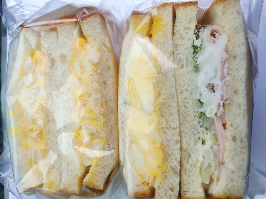 🌼玉子サンド&野菜サンド😊