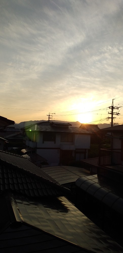 今日の夕空　(4）