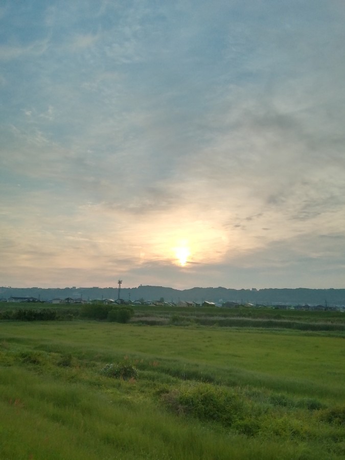 今朝の空