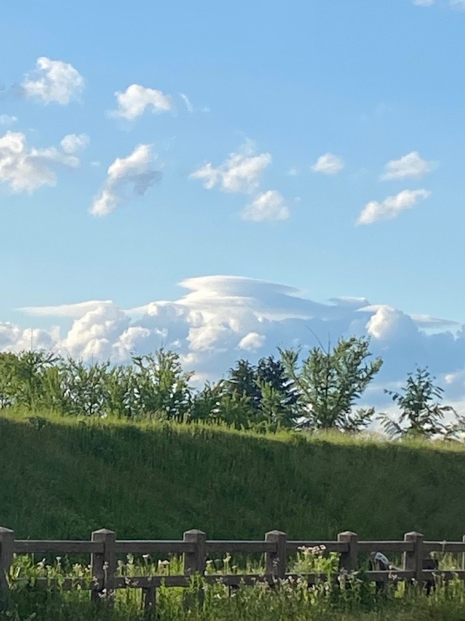 またもや　UFO雲🛸⁉️