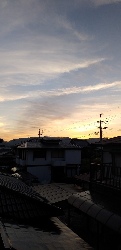 今日の夕空　(1）