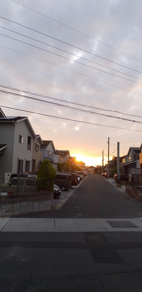 今朝の空　「6」