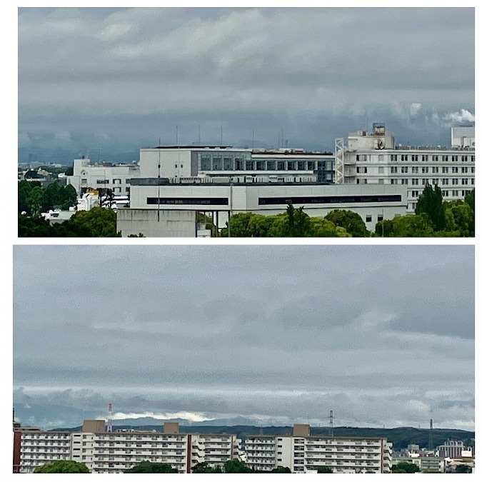 今朝の富士山