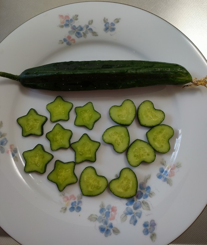 七つ星と💚のキュウリ🥒