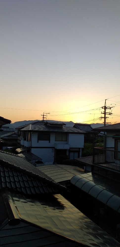 今日の夕空　(3）