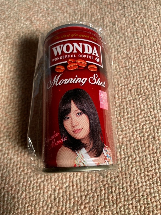 前田敦子.WONDA缶コーヒー❣️