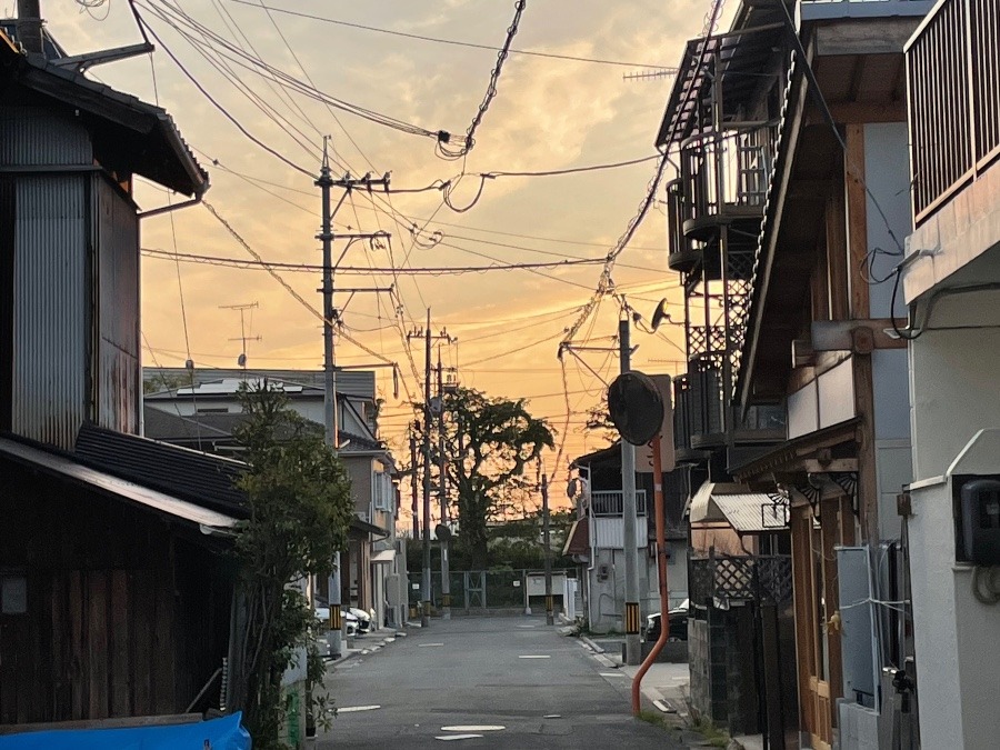 広島、小屋浦の夕やけ😆