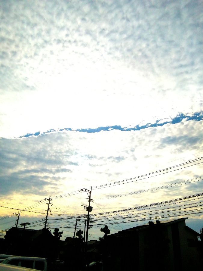 夕方の空〜〜