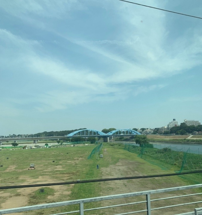 好きな風景(新幹線の車窓から)