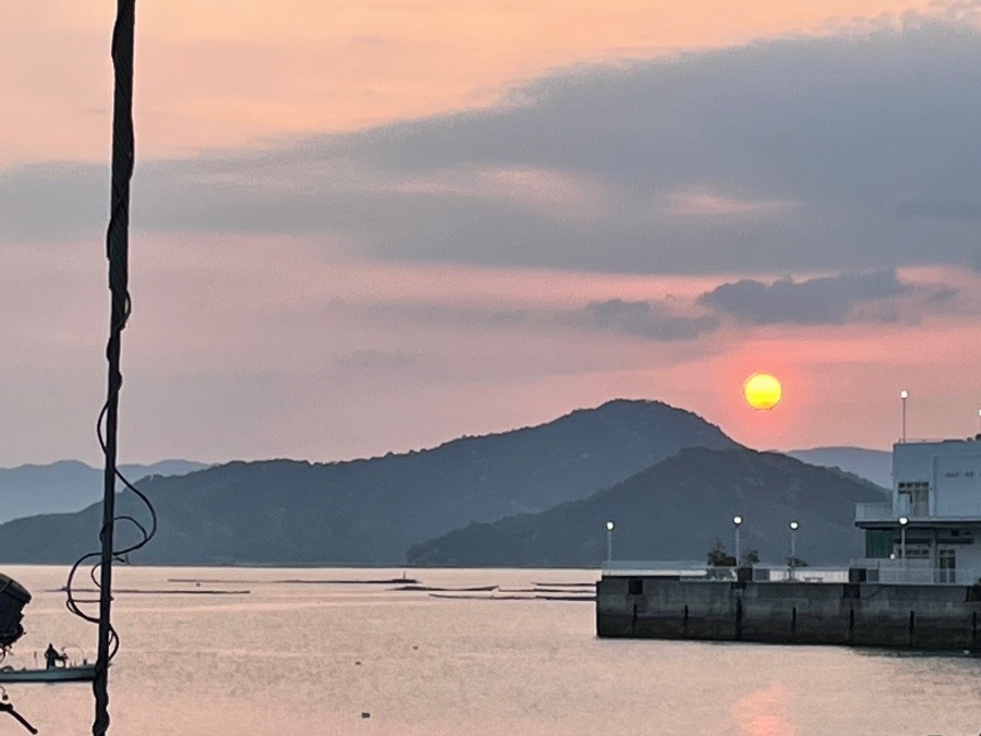 今日の広島の夕やけ🥰🥰