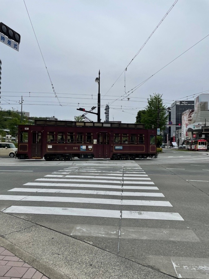 レトロな路面電車