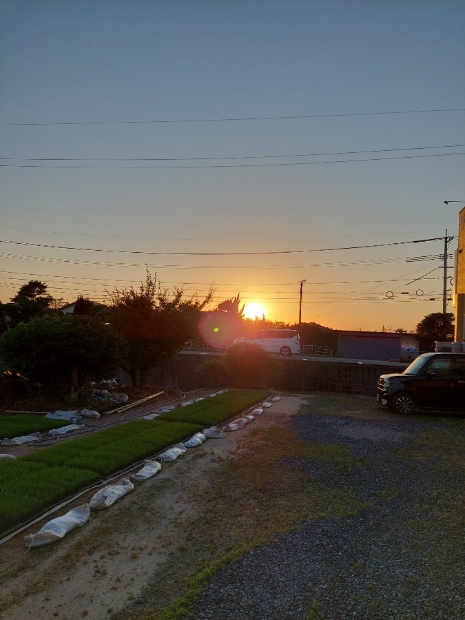 5/27今日の夕焼け