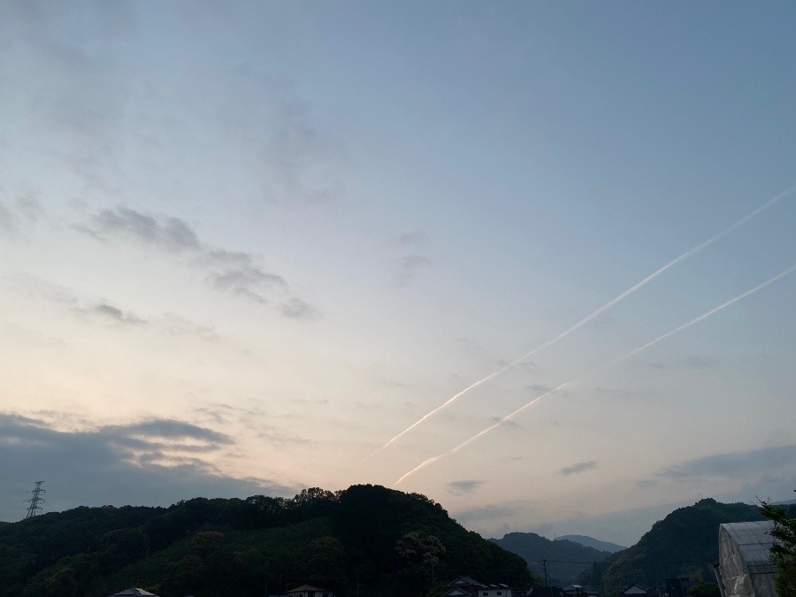 今朝の空