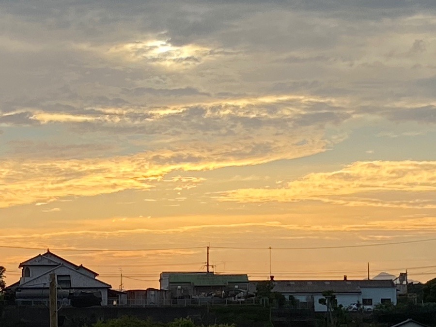 昨日の夕焼け✨