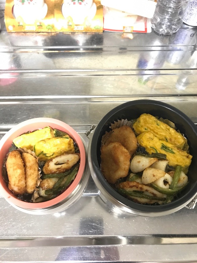 今日の男飯弁当(*^^)v