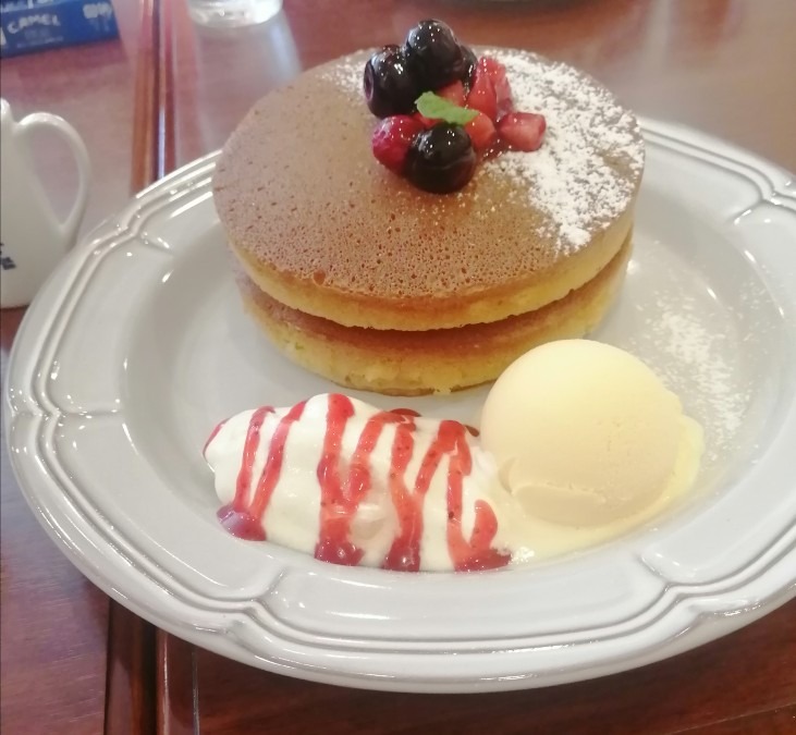 ブランチは❣️(*^^*)パンケーキ