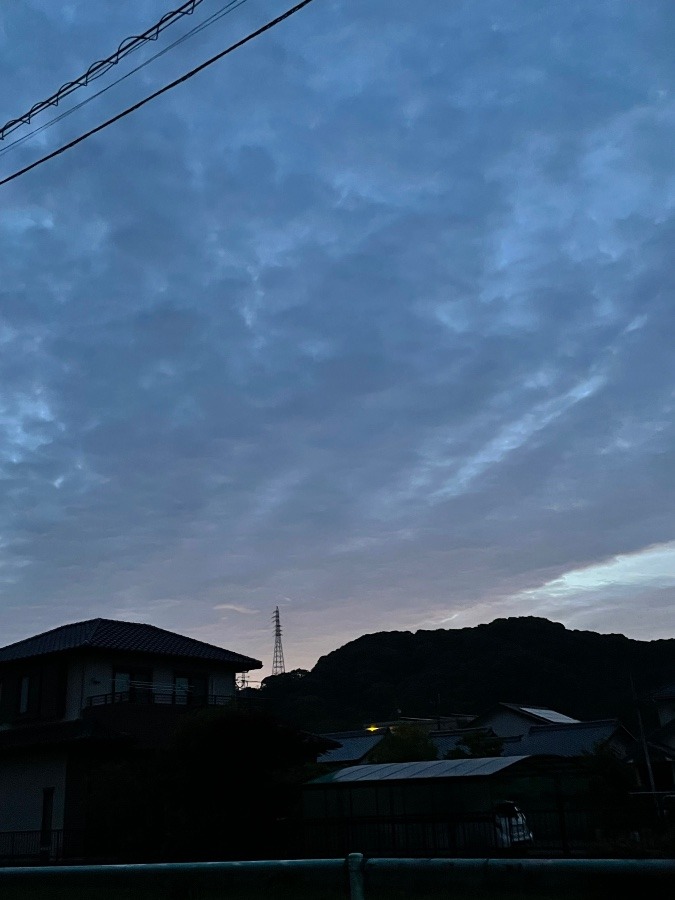 今朝の空✨