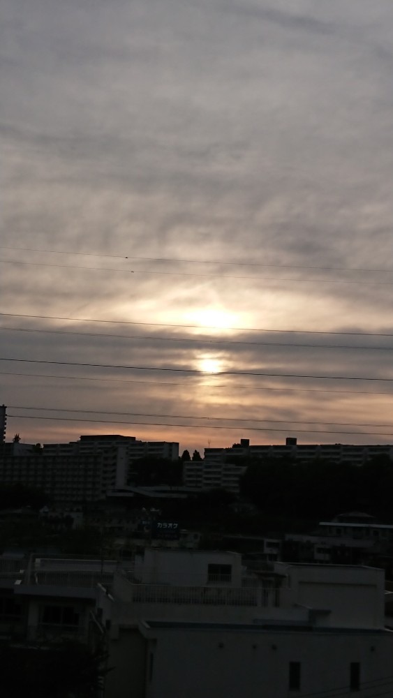 夕陽が綺麗です(*^^*)