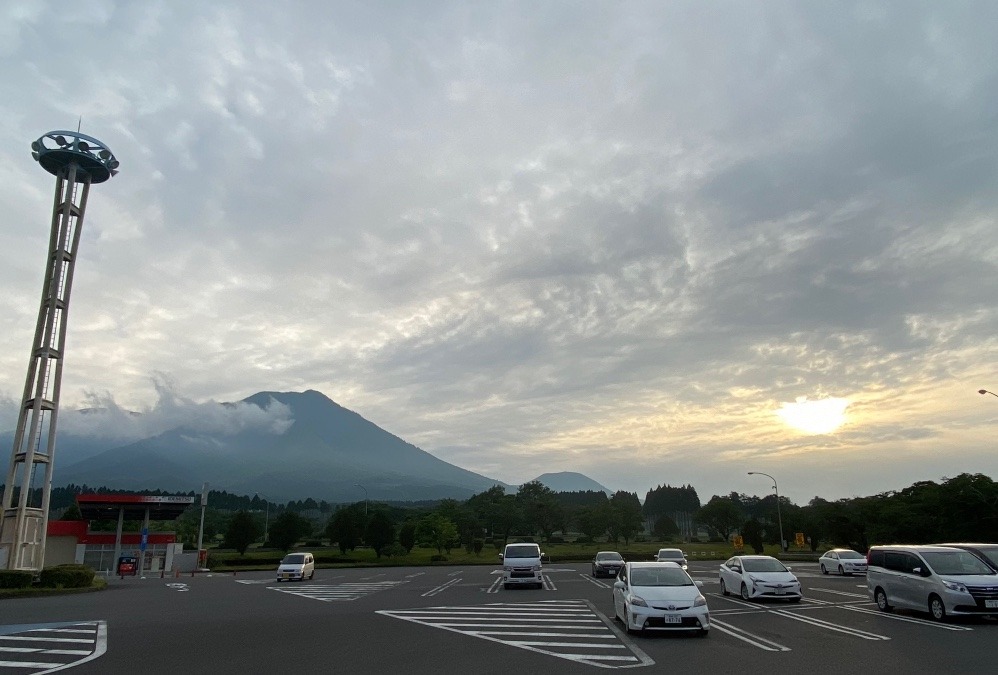 今日の夕陽　