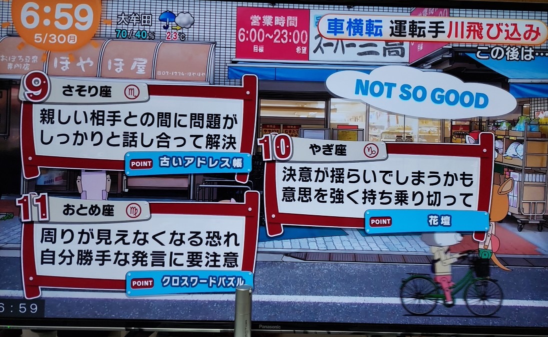 5/30今日の運勢9~11位