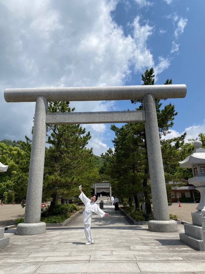 真名井神社　清掃