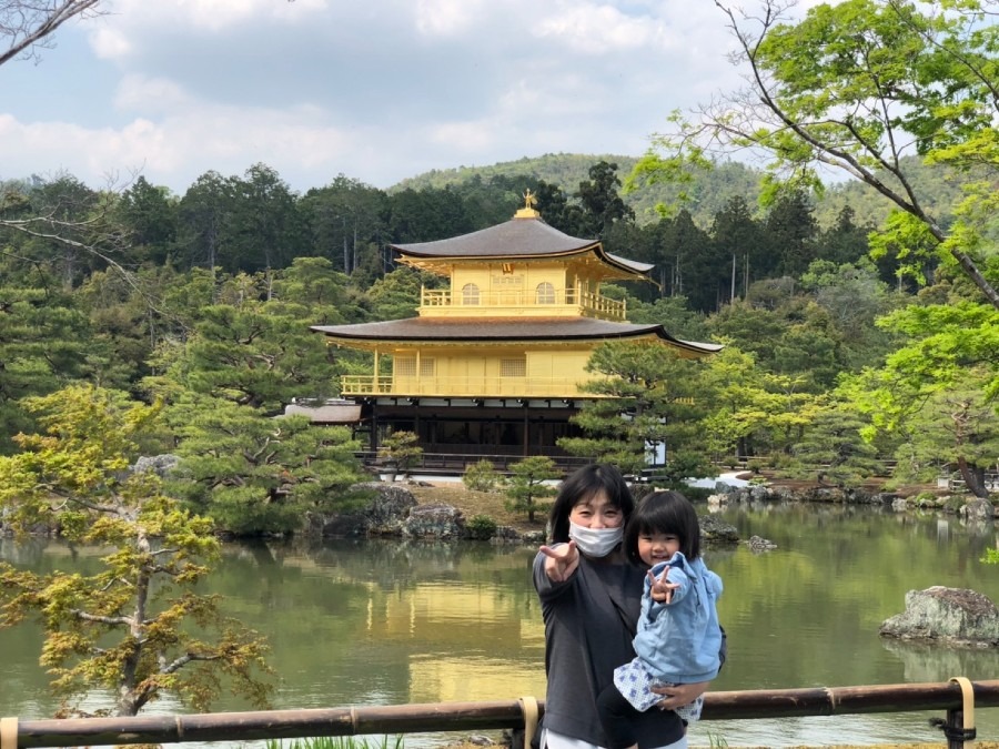 ママと京都  金閣寺