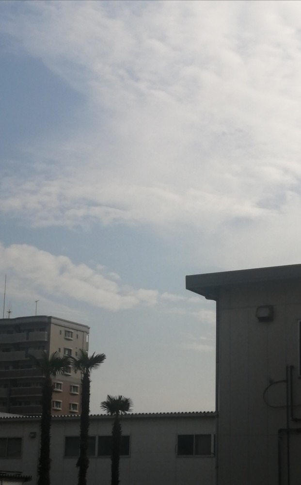 今日の空－7時25分