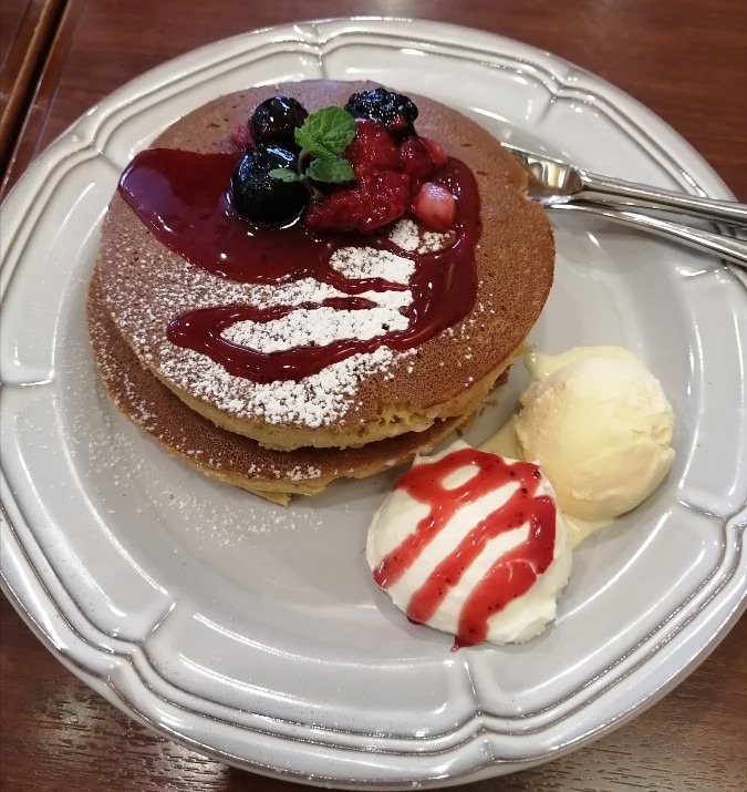 ブランチは❣️パンケーキ