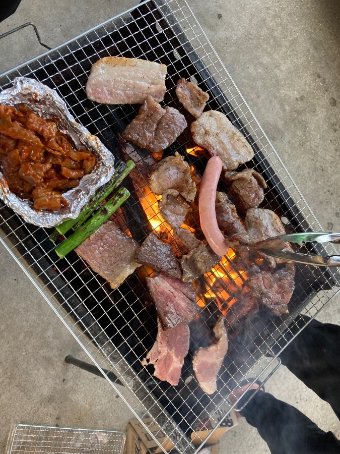 息子が帰って来たからBBQ🥩🍖