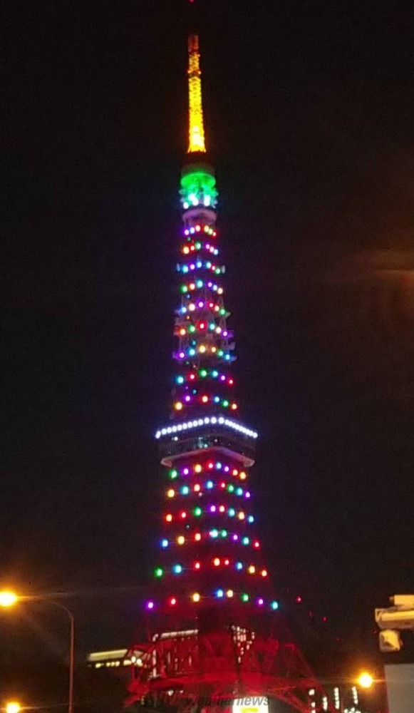 マーブルチョコ?!東京タワーだ