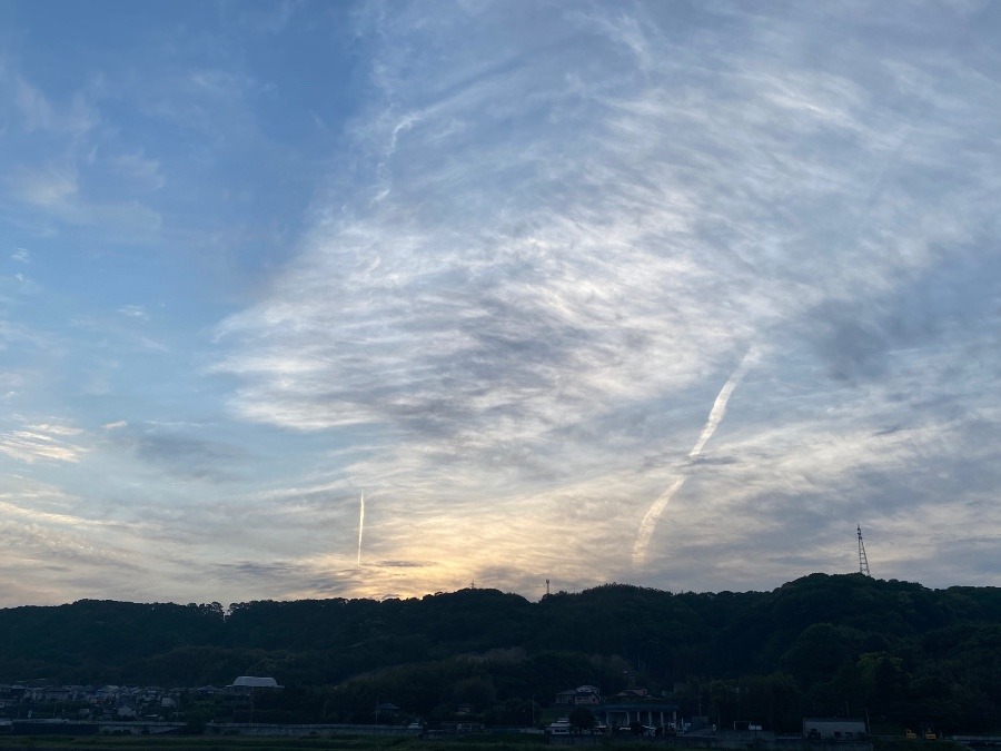 今朝の空