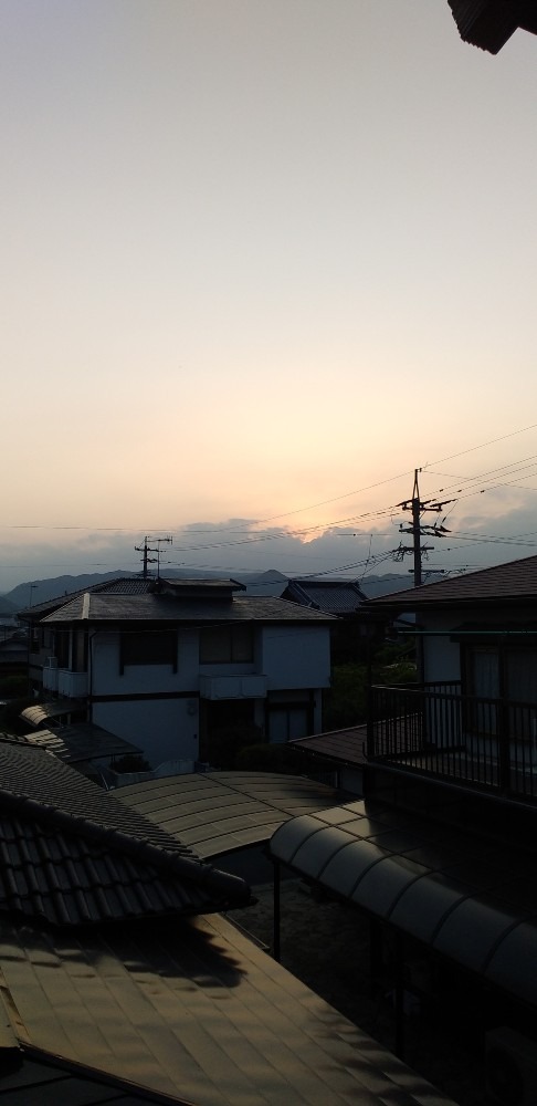 今日の夕空　「8」