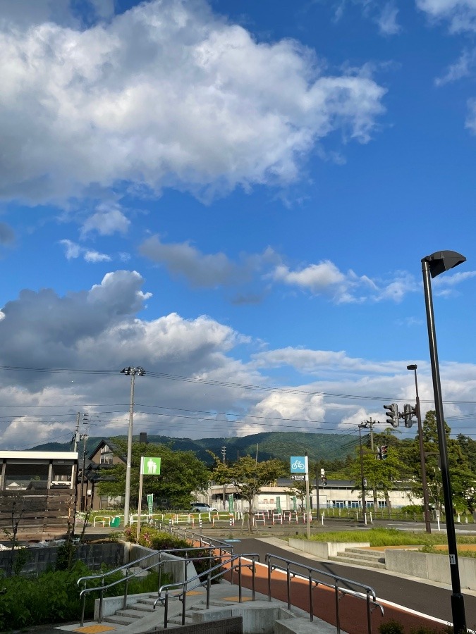 わぁ〜雨があがって青空⤴︎⤴︎