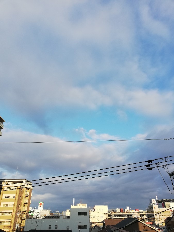 今の空!