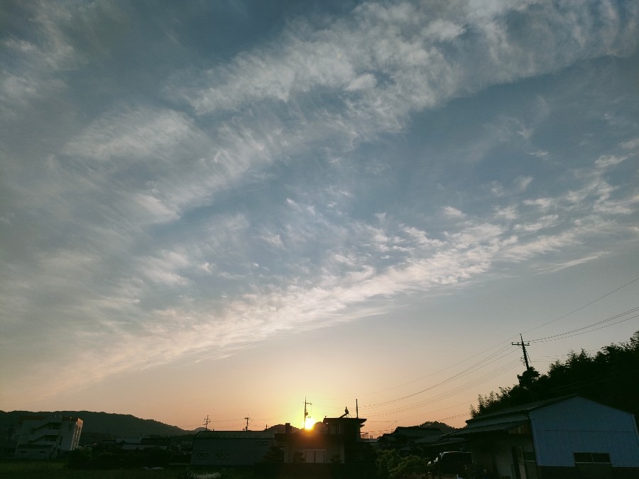 5/4の夕陽