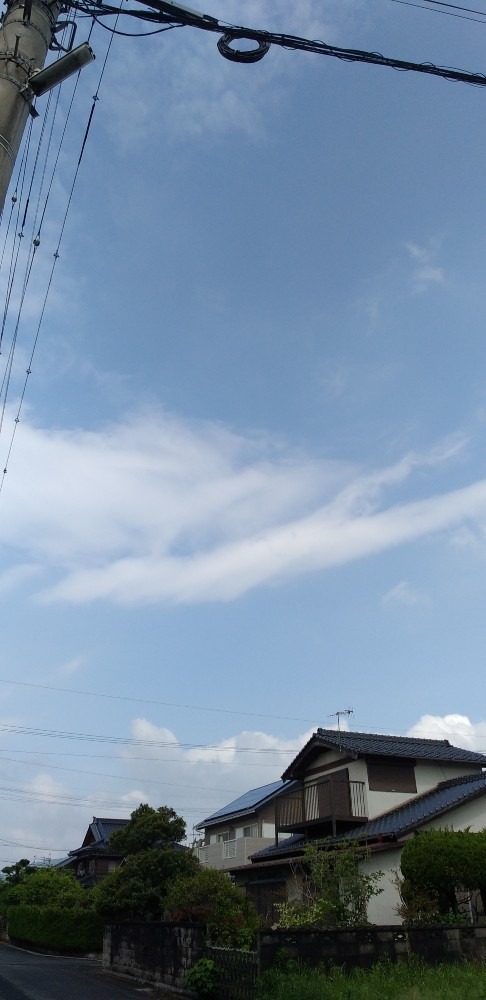 久しぶりの青空