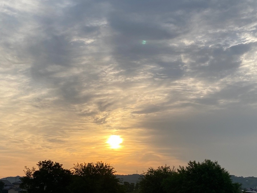 今朝の空