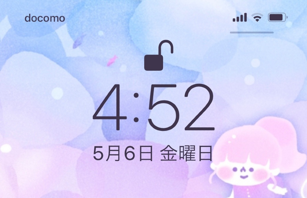 目覚まし❣️