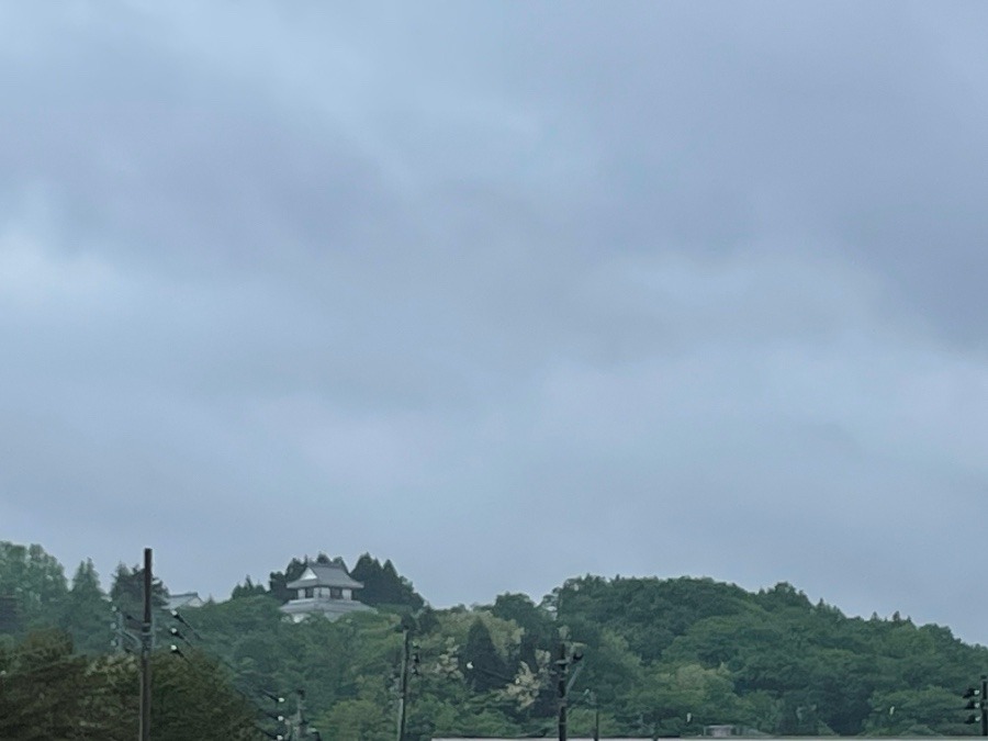 長岡城🏯とお山と雲