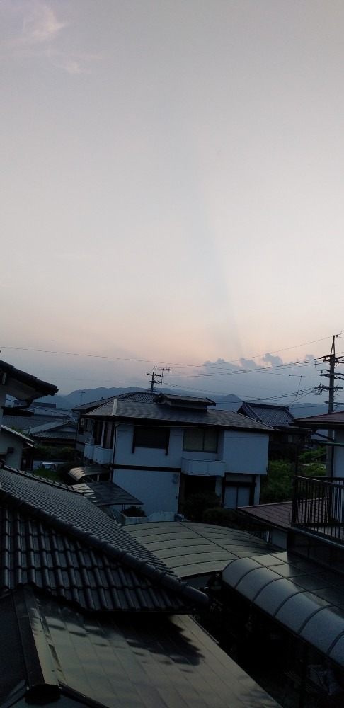 今日の夕空　(2）